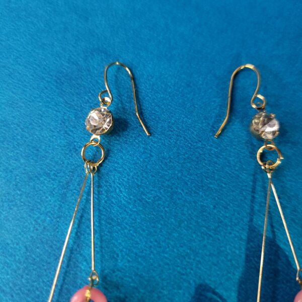 Blush Wave Light Pink Stylish Coastal Fashion Earrings for Vacations & Parties - Image 4
