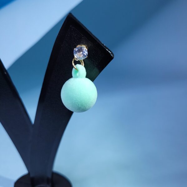 Sky Blue Twist & Tumble Dumble Earrings Fashionable Earrings for Casual Outfits - Image 4