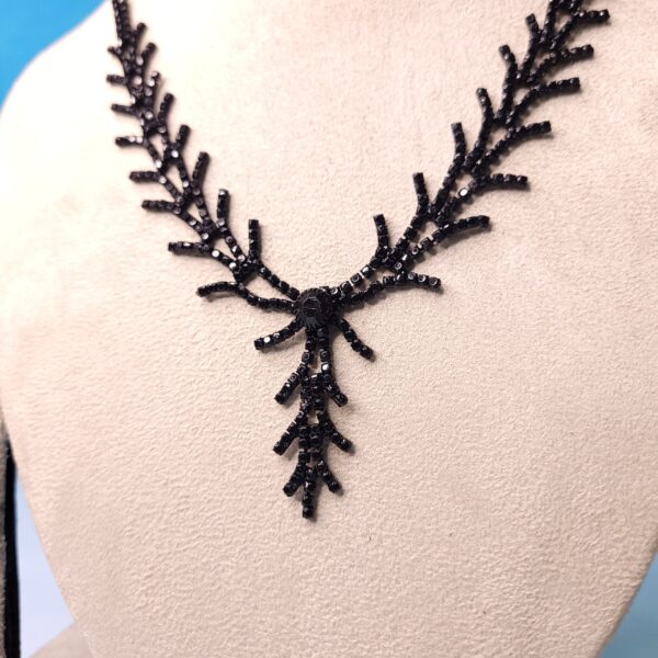 Midnight Elegance Black Necklace Set - Image 4