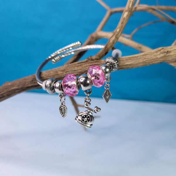 Trendy Adjustable Charm Bracelet – Beads & Emoji Jewelry for Daily Wear & Parties