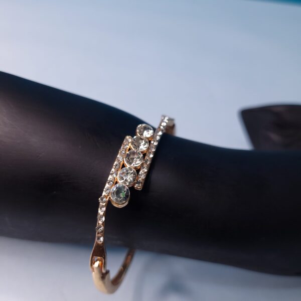 Earrings and Bracelet Jewellery Set for Women and Girls | Dangle Earrings with Stone Work | Fashion Bangle Bracelet Combo | Partywear, Wedding, Festive and Gift Accessories - Image 6