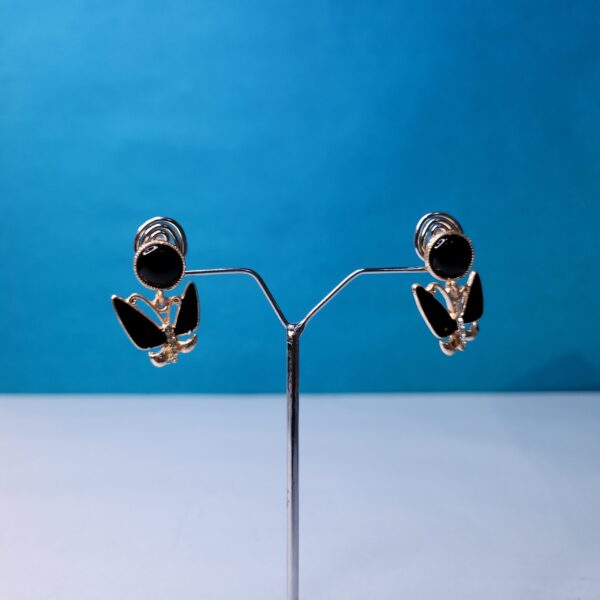 Earrings and Bracelet Jewellery Set for Women and Girls | Dangle Earrings with Stone Work - Image 4