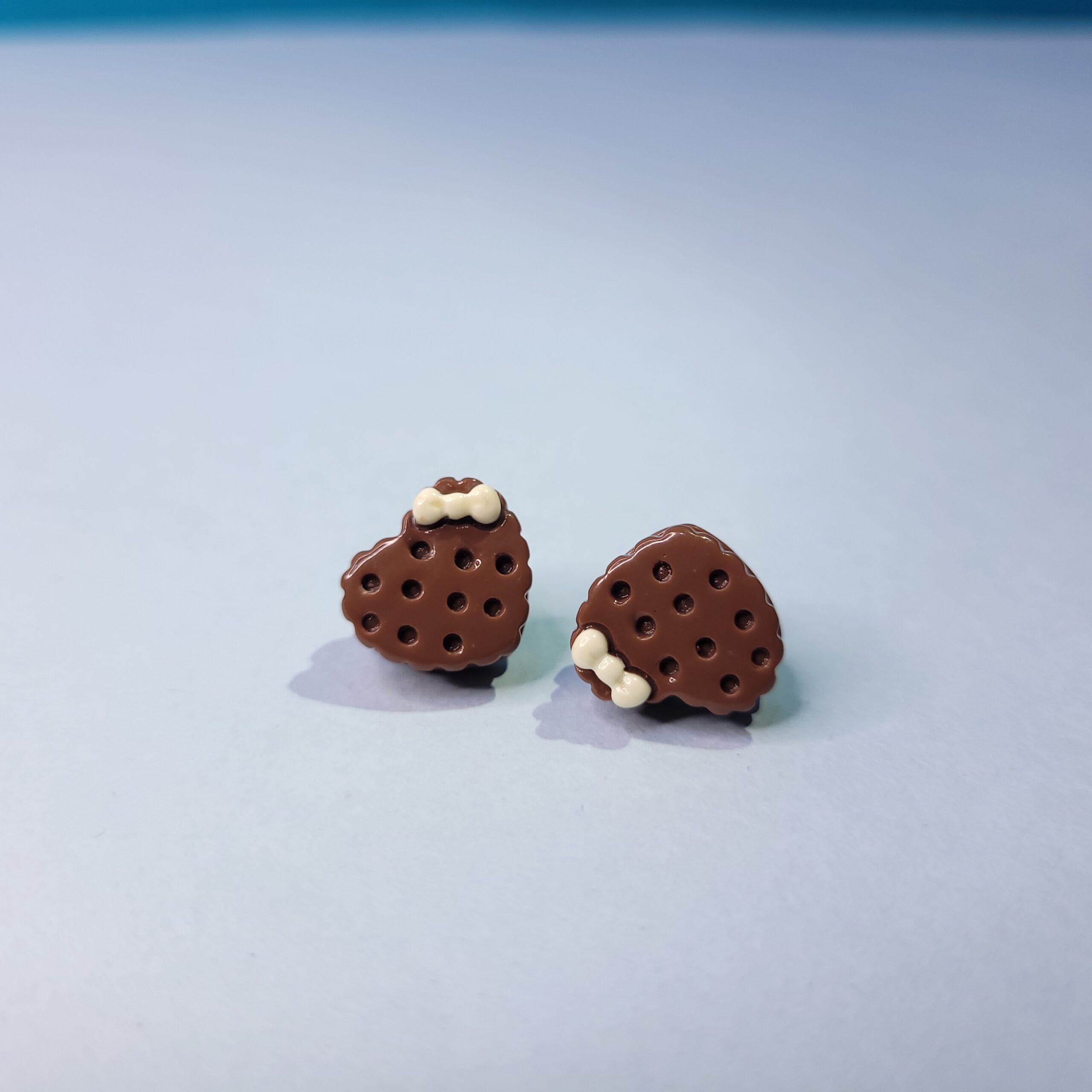 Cute Tiny Acrylic Heart Stud Earrings Fun Statement Earrings