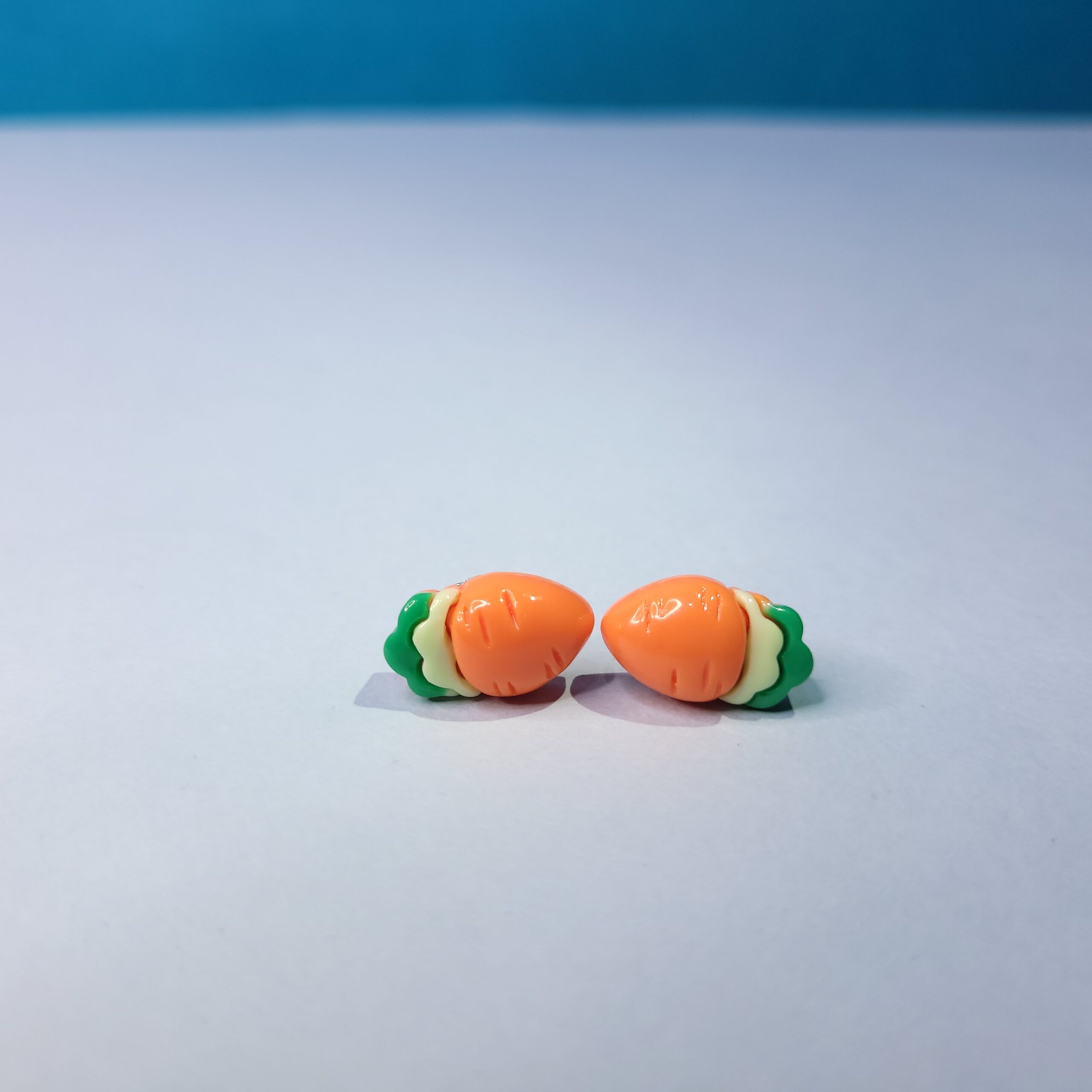 Fun Redish Tiny Acrylic Ice Cream Stud Earrings Adorable Jewelry for Women