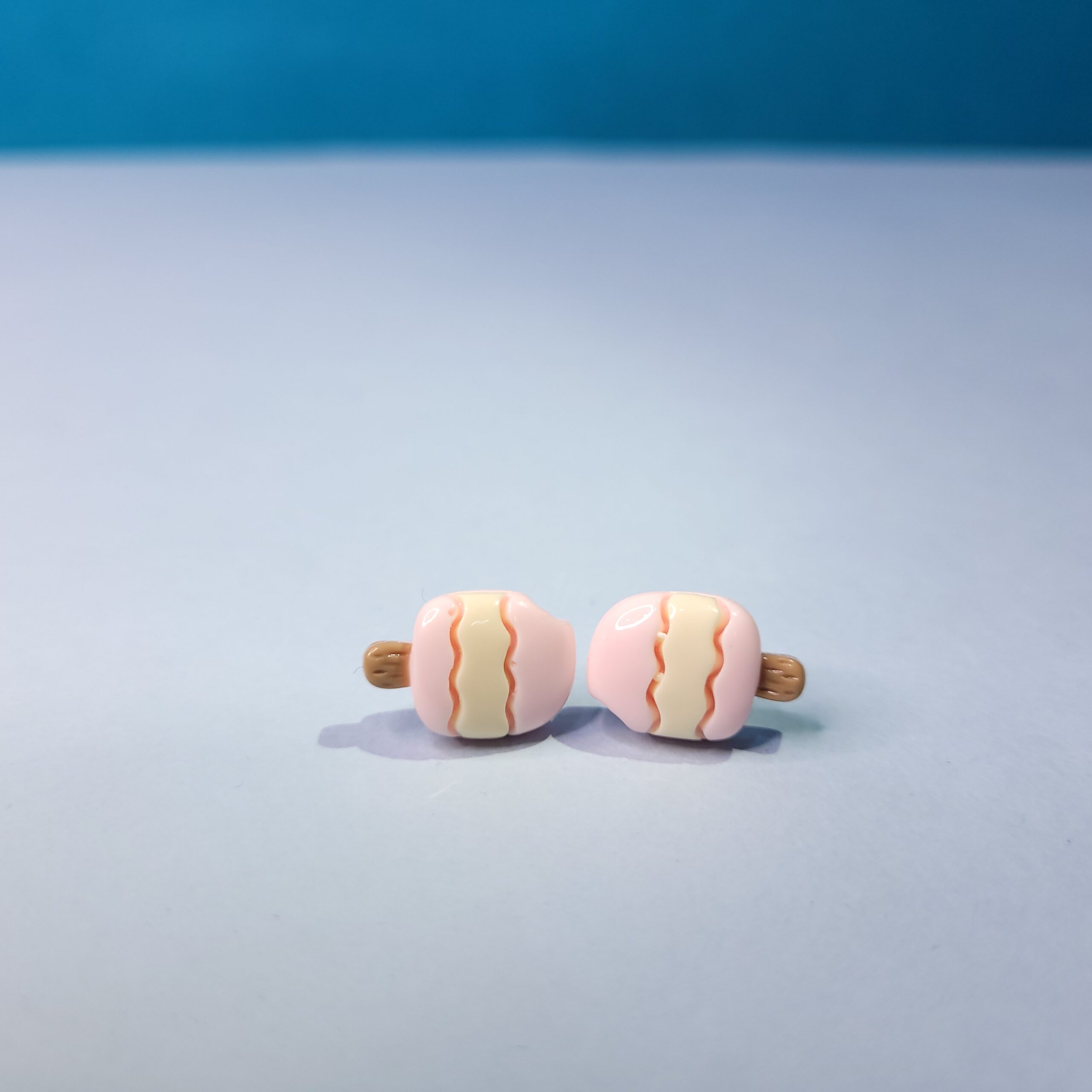 Trendy Tiny Acrylic Stud Earrings Ice Cream Shape Earrings for Women