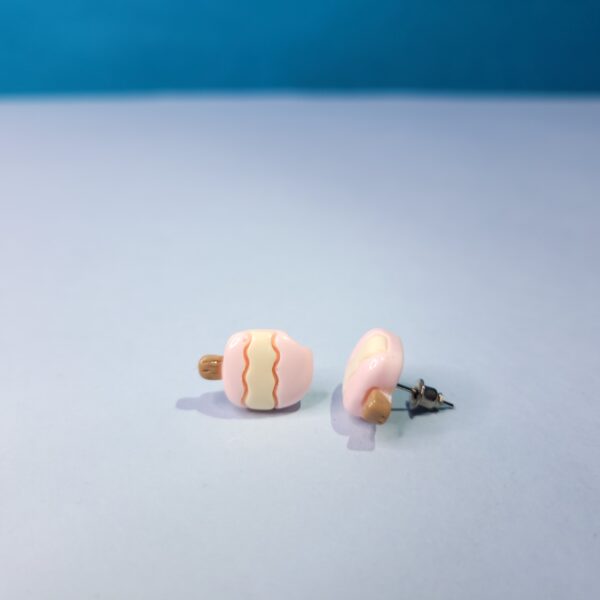 Trendy Tiny Acrylic Stud Earrings Ice Cream Shape Earrings for Women - Image 2